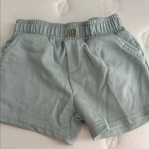 Comfy Kids' Light Gray Elastic Waist Shorts